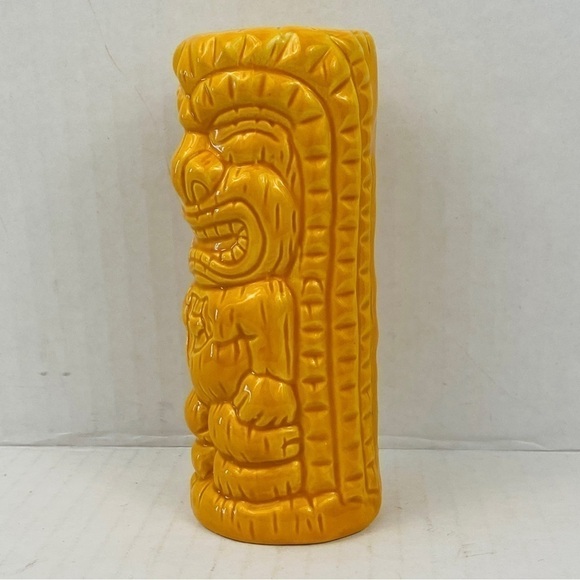 TIKI pepper shaker yellow mustard Hawaiian Tiki Idol single one only - Picture 2 of 7